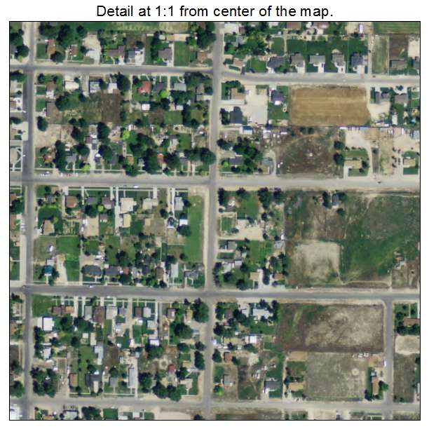 Gunnison, Utah aerial imagery detail