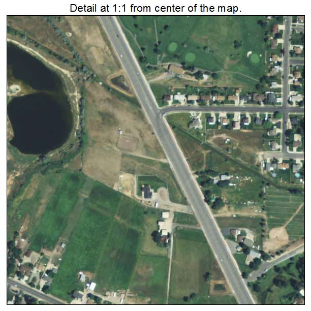 Harrisville, Utah aerial imagery detail