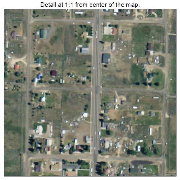 Hatch, Utah aerial imagery detail
