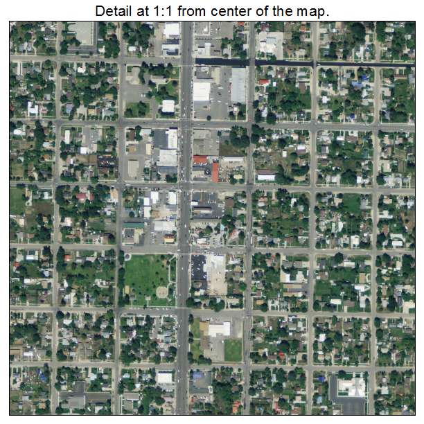 Heber, Utah aerial imagery detail