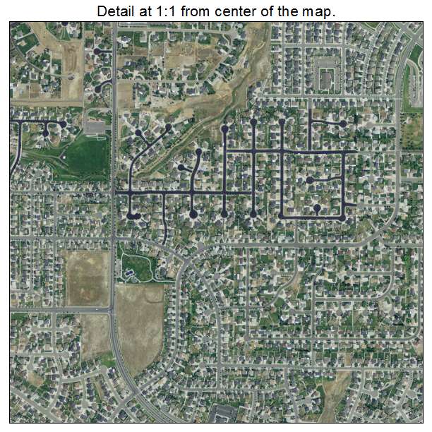 Herriman, Utah aerial imagery detail