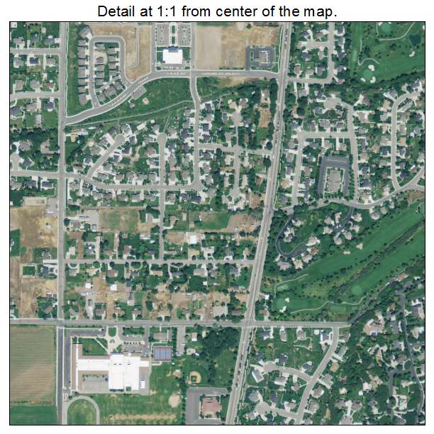 Highland, Utah aerial imagery detail