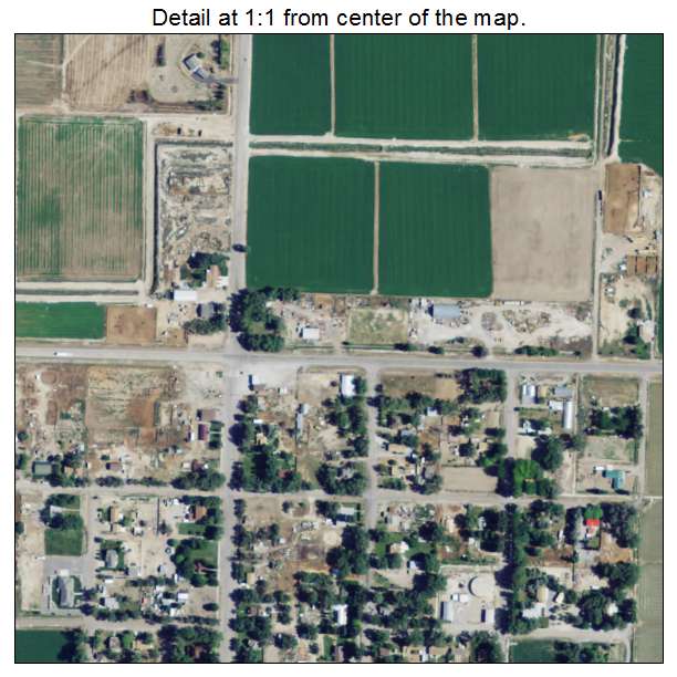 Hinckley, Utah aerial imagery detail