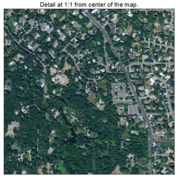 Holladay, Utah aerial imagery detail