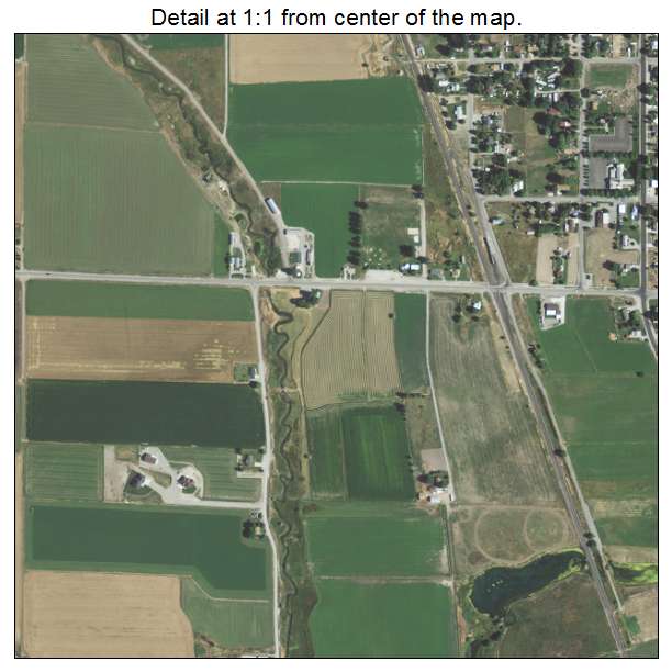 Honeyville, Utah aerial imagery detail