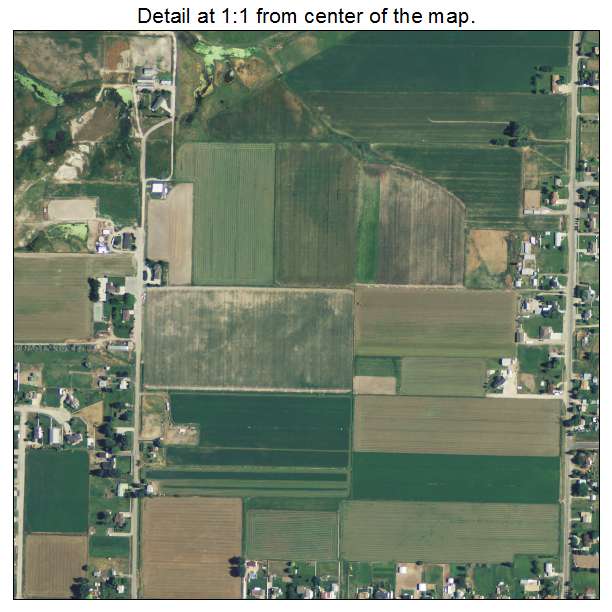 Hooper, Utah aerial imagery detail