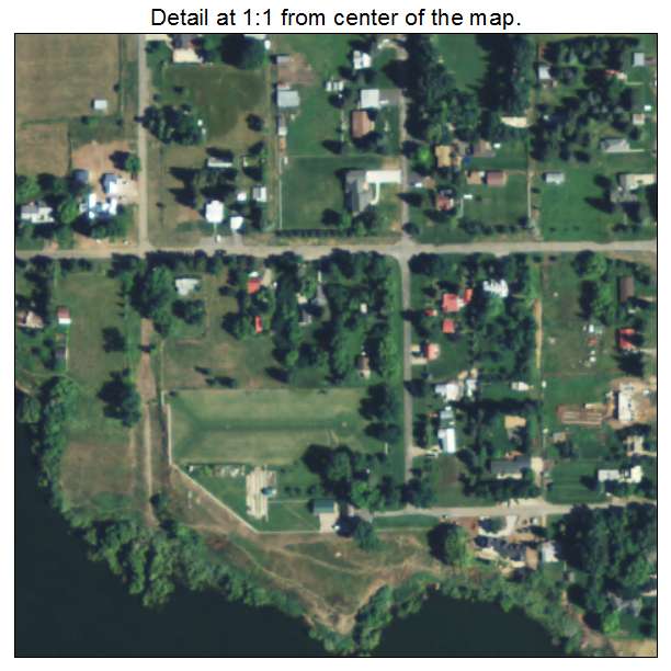 Huntsville, Utah aerial imagery detail