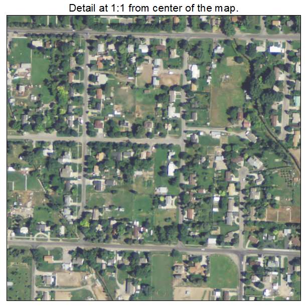Hyde Park, Utah aerial imagery detail
