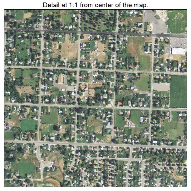 Hyrum, Utah aerial imagery detail
