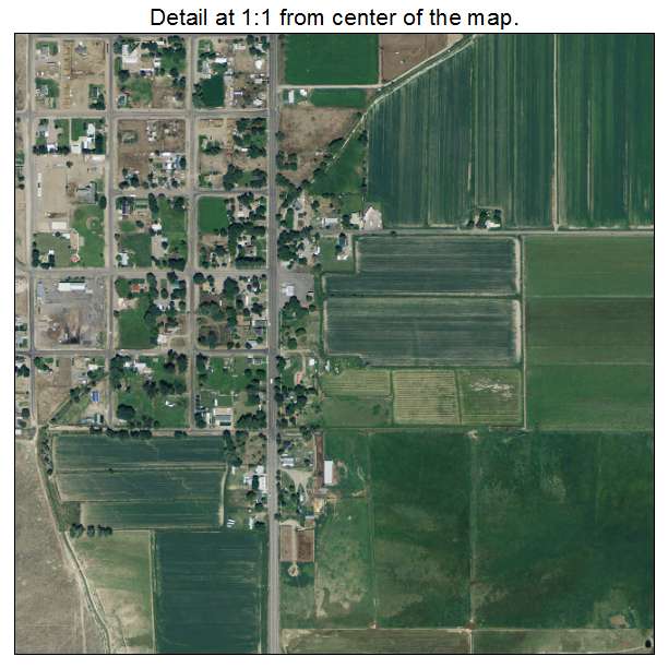 Junction, Utah aerial imagery detail