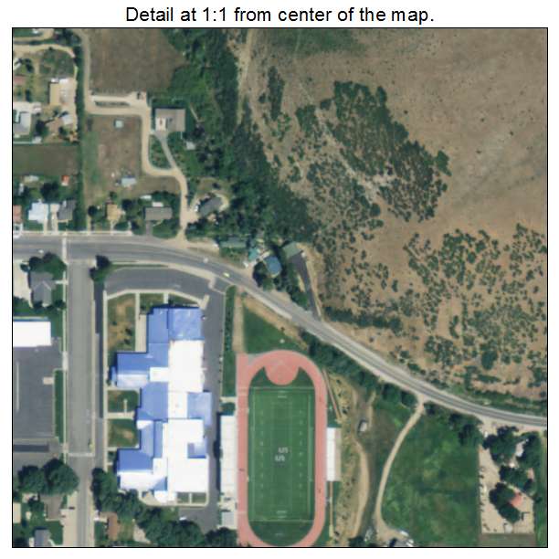 Kamas, Utah aerial imagery detail