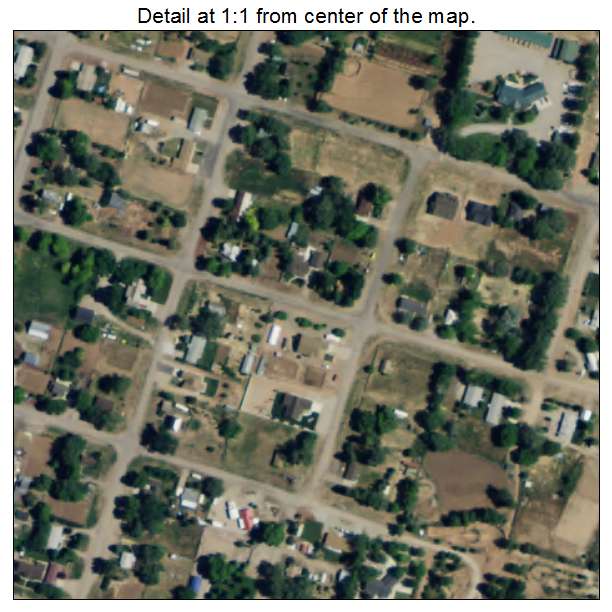Kanarraville, Utah aerial imagery detail