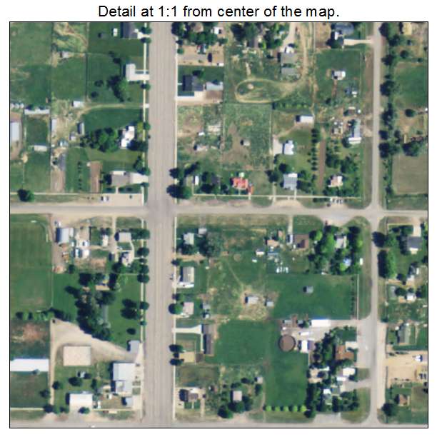 Kanosh, Utah aerial imagery detail