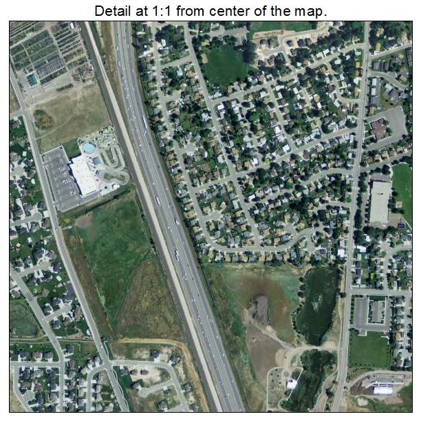 Kaysville, Utah aerial imagery detail
