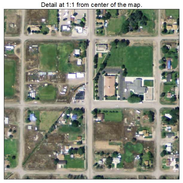 Koosharem, Utah aerial imagery detail