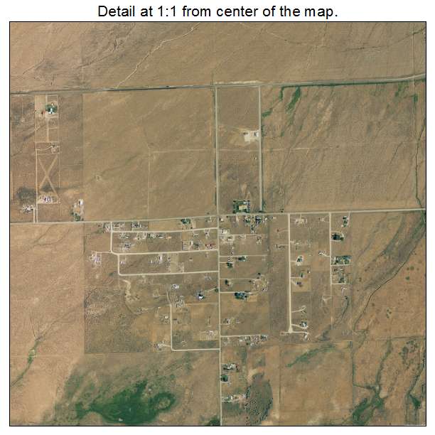 La Sal, Utah aerial imagery detail