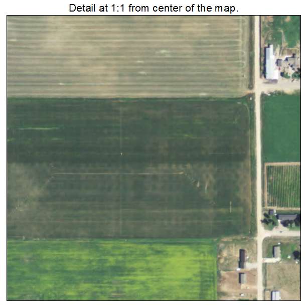 Laketown, Utah aerial imagery detail