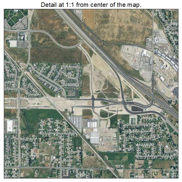 Lehi, Utah aerial imagery detail