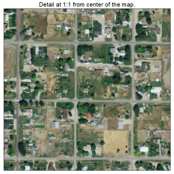Levan, Utah aerial imagery detail