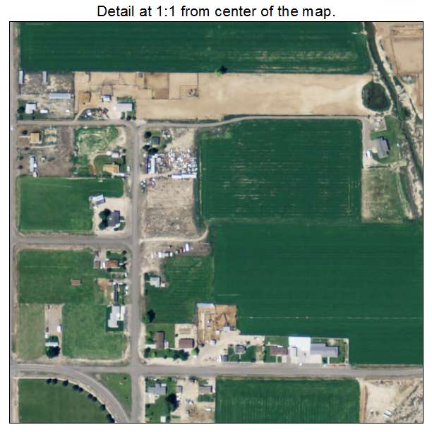 Lyman, Utah aerial imagery detail