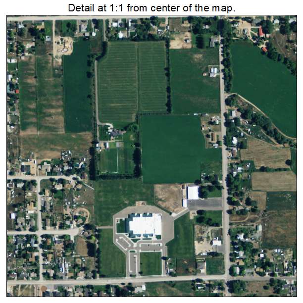 Maeser, Utah aerial imagery detail