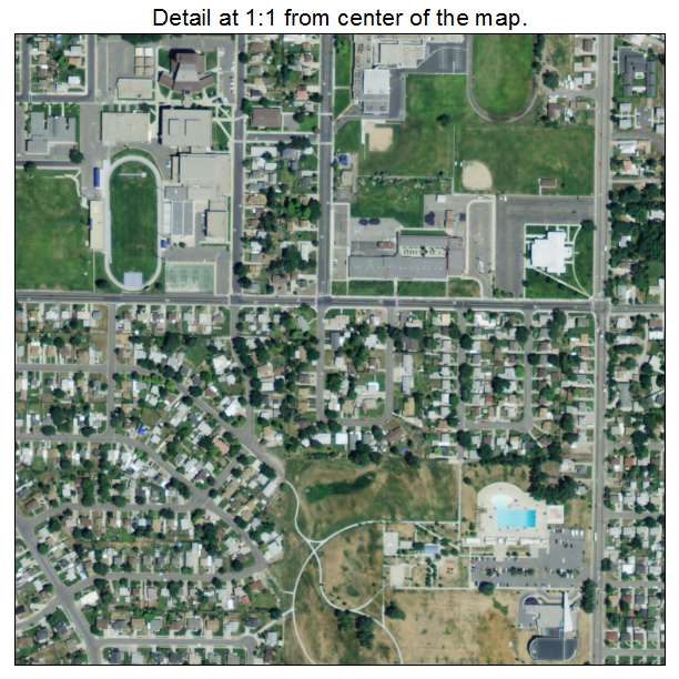 Magna, Utah aerial imagery detail