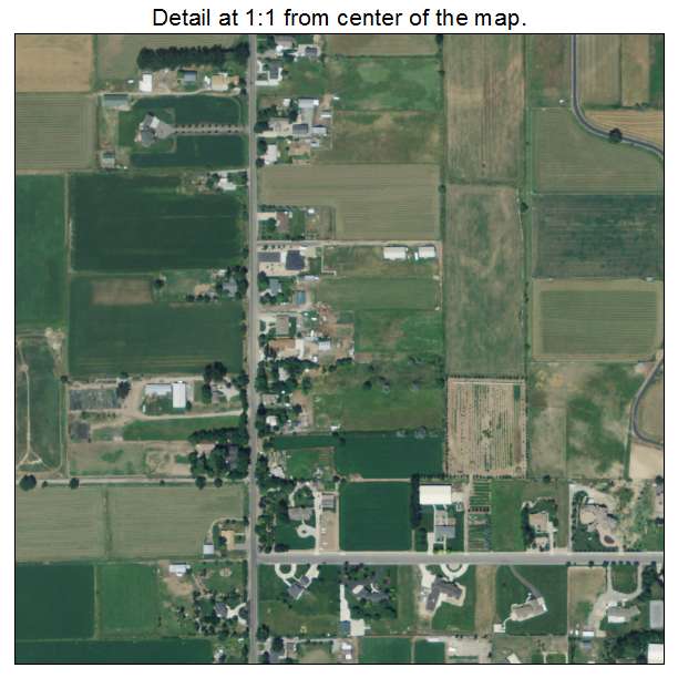 Mapleton, Utah aerial imagery detail