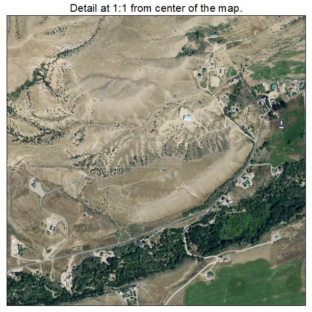 Marysvale, Utah aerial imagery detail