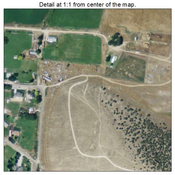 Mayfield, Utah aerial imagery detail