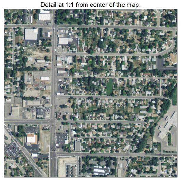 Midvale, Utah aerial imagery detail