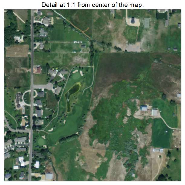 Midway, Utah aerial imagery detail