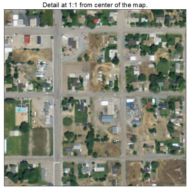 Minersville, Utah aerial imagery detail