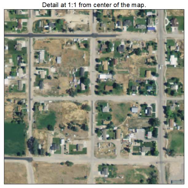 Mona, Utah aerial imagery detail