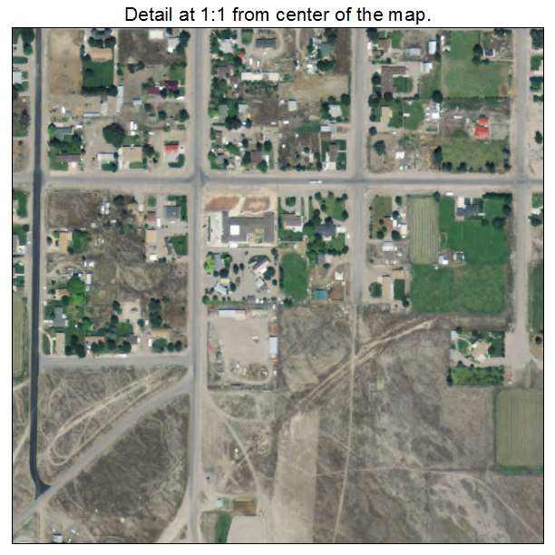 Monroe, Utah aerial imagery detail