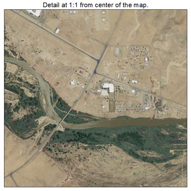 Montezuma Creek, Utah aerial imagery detail