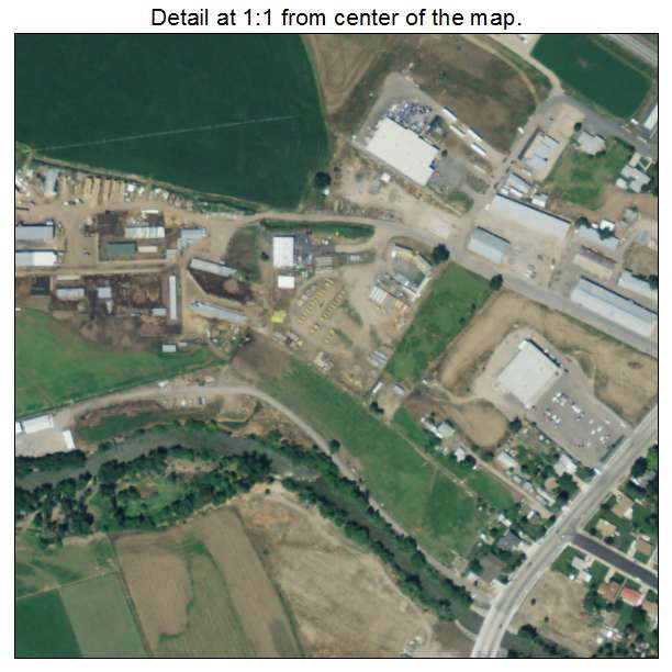 Morgan, Utah aerial imagery detail