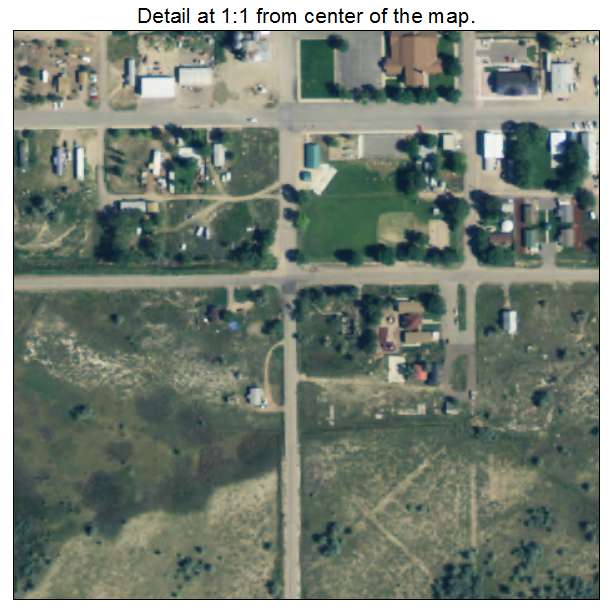 Myton, Utah aerial imagery detail