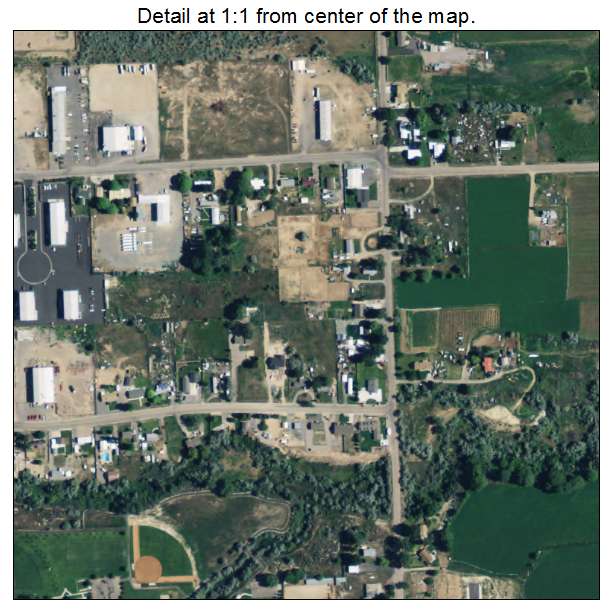 Naples, Utah aerial imagery detail