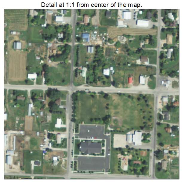 Newton, Utah aerial imagery detail