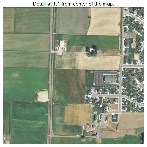 Nibley, Utah aerial imagery detail