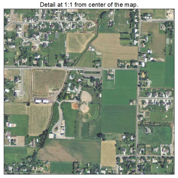 North Logan, Utah aerial imagery detail
