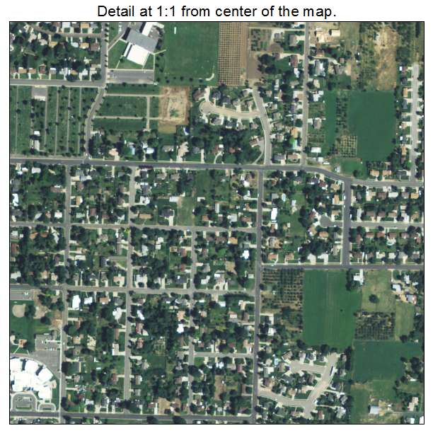 North Ogden, Utah aerial imagery detail