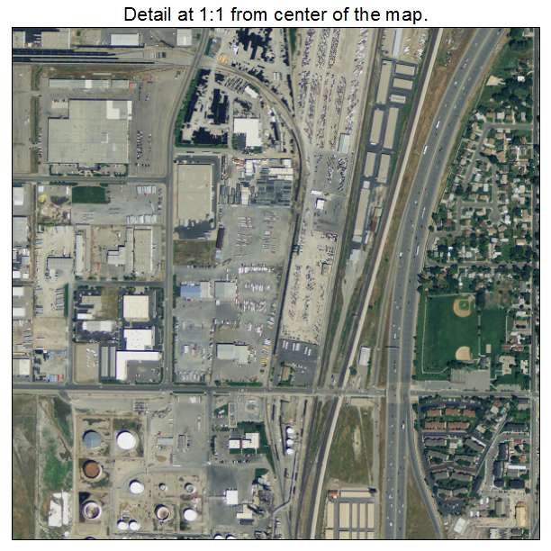 North Salt Lake, Utah aerial imagery detail