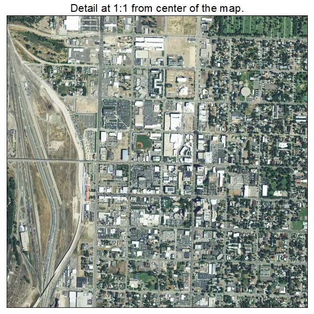 Ogden, Utah aerial imagery detail