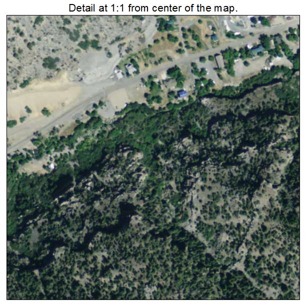 Ophir, Utah aerial imagery detail