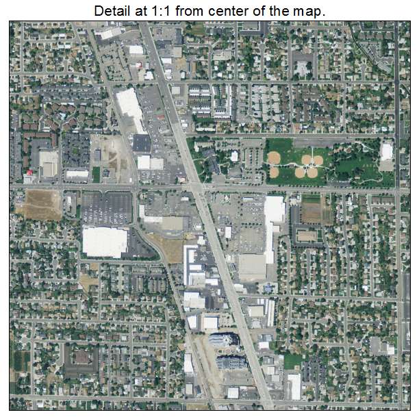 Orem, Utah aerial imagery detail