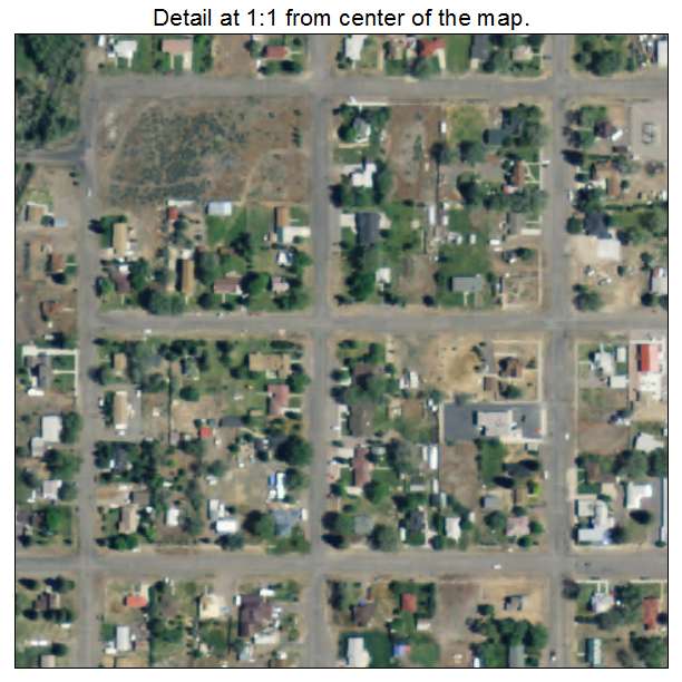 Panguitch, Utah aerial imagery detail
