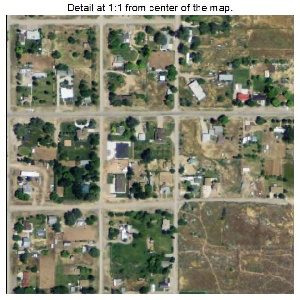 Paragonah, Utah aerial imagery detail