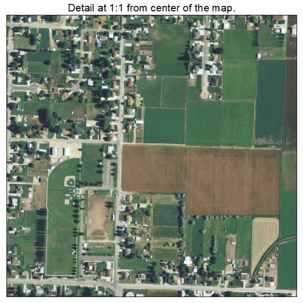 Plain City, Utah aerial imagery detail