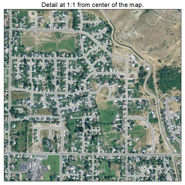 Pleasant Grove, Utah aerial imagery detail